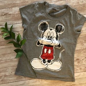Disney youth girls gray T-shirt 15/17